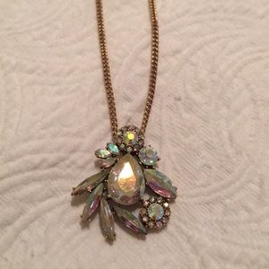 J. Crew Factory Crystal Pendant Necklace